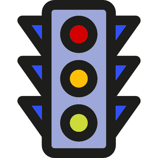 semáforo Soodabeh Ami Lineal Color icono
