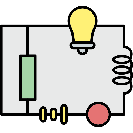 corrente elettrica Generic Thin Outline Color icona
