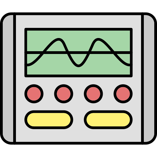 osciloscopio Generic Thin Outline Color icono