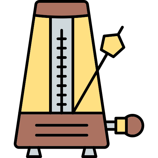 metronom Generic Thin Outline Color ikona