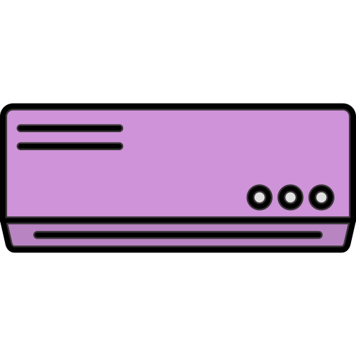 エアコン Generic Thin Outline Color icon