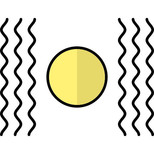 vibración Generic Thin Outline Color icono
