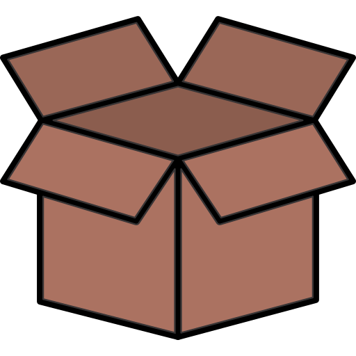 Box Generic Thin Outline Color icon