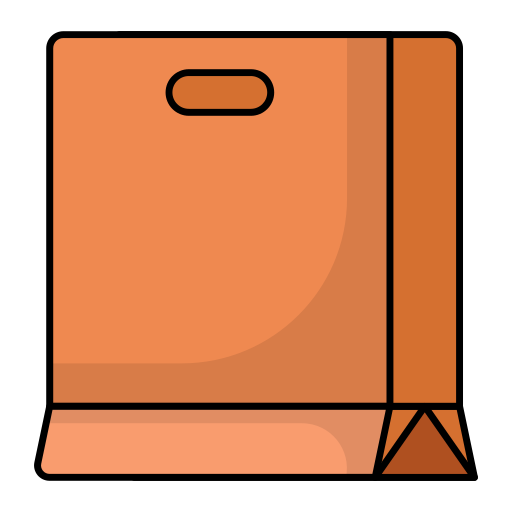 紙袋 Generic Outline Color icon