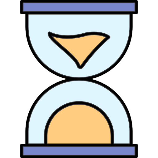 모래시계 Generic Thin Outline Color icon
