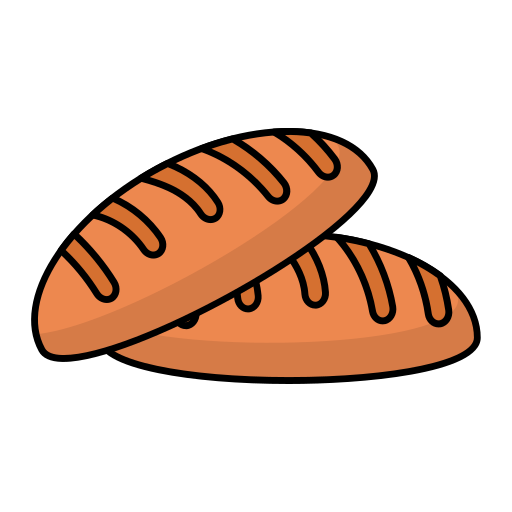 Bun bread Generic Outline Color icon