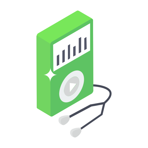 Mp3 player Generic Isometric icon