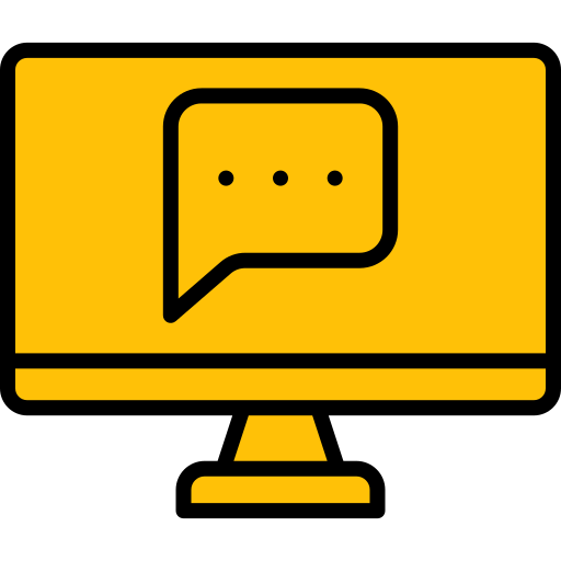 ventana de chat Generic Outline Color icono
