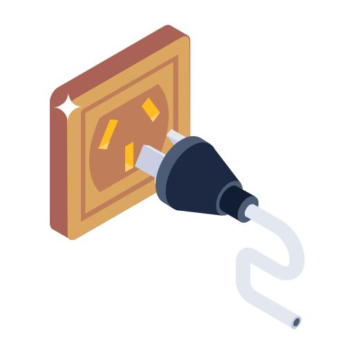 Plug Generic Isometric icon