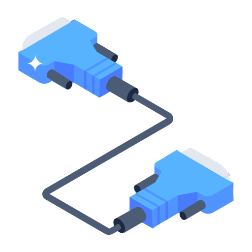 Data cable Generic Isometric icon