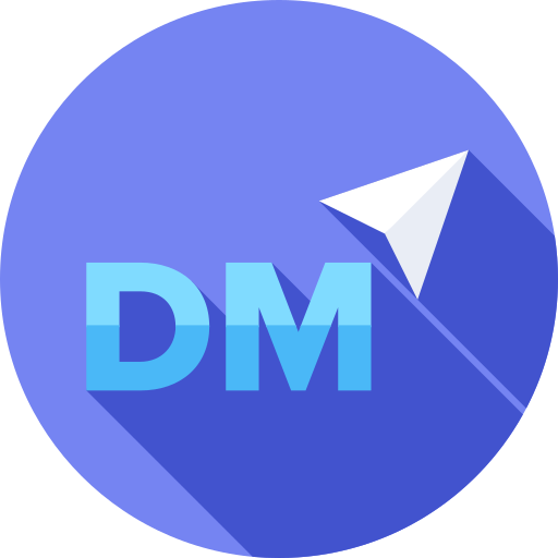 dm Flat Circular Flat icon