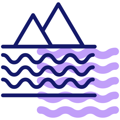lago Inipagistudio Lineal Color icono