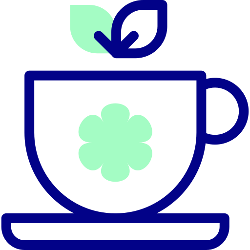 herbata Detailed Mixed Lineal color ikona