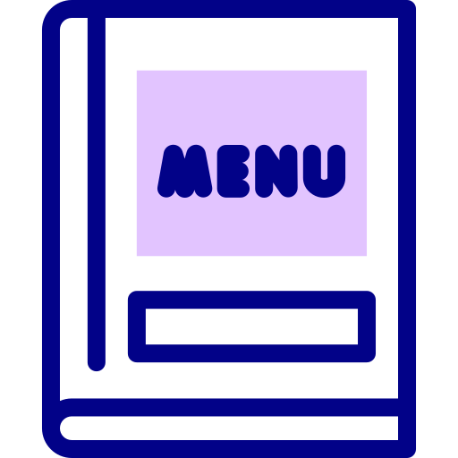 menu Detailed Mixed Lineal color ikona
