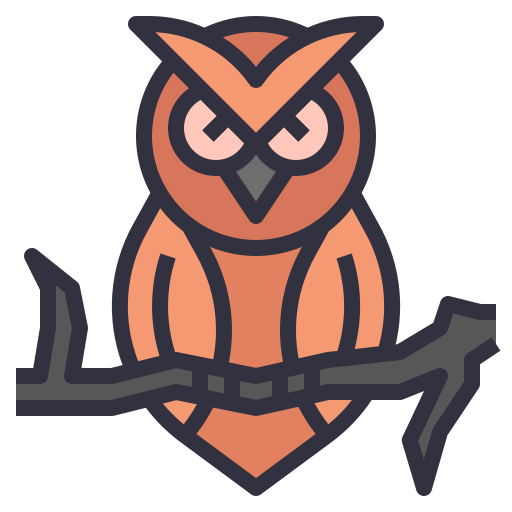 Owl Wichai.wi Lineal Color icon