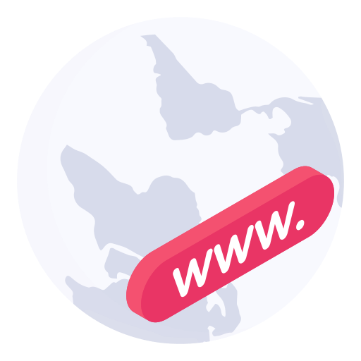 web-domain Generic Isometric icon