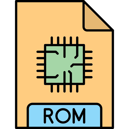 rom Generic Thin Outline Color icon