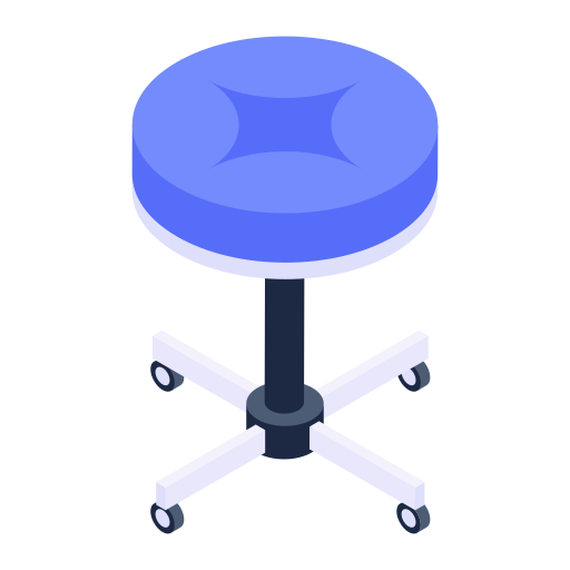 silla giratoria Generic Isometric icono