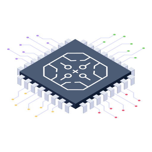 Микрочип Generic Isometric иконка