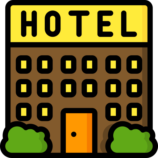 Отель Basic Miscellany Lineal Color иконка