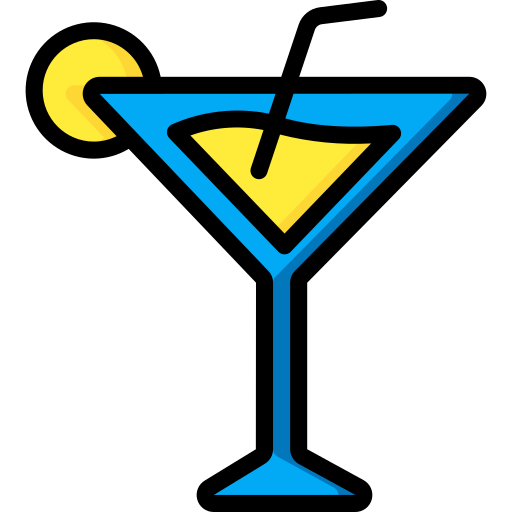 cocktail Basic Miscellany Lineal Color icon