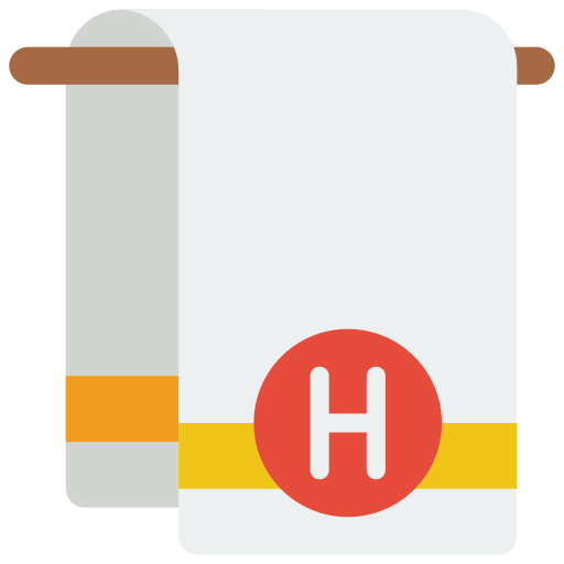 handdoek Basic Miscellany Flat icoon