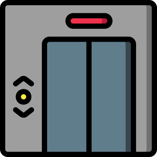 エレベーター Basic Miscellany Lineal Color icon