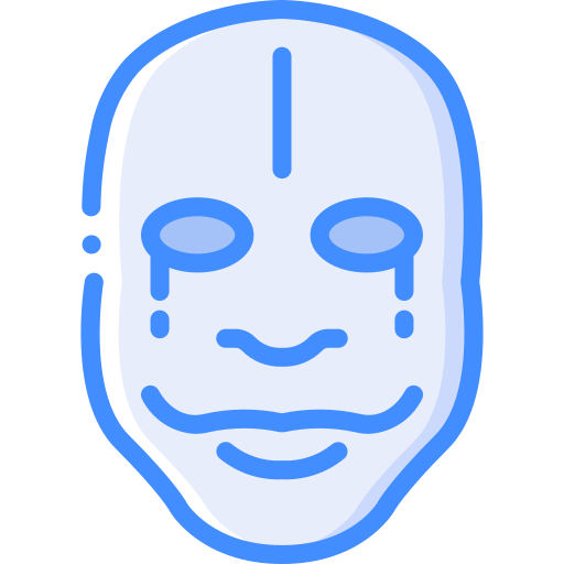 maske Basic Miscellany Blue icon