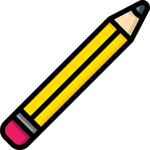 연필 Basic Miscellany Lineal Color icon
