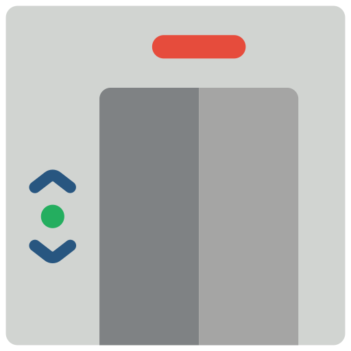 Elevator Basic Miscellany Flat icon