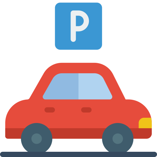 Car parking Basic Miscellany Flat icon