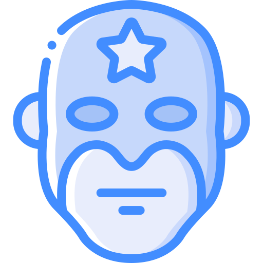 maschera Basic Miscellany Blue icona