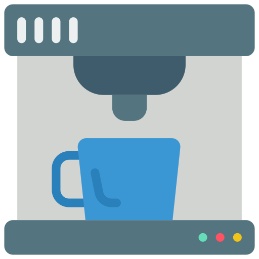 maszyna do kawy Basic Miscellany Flat ikona
