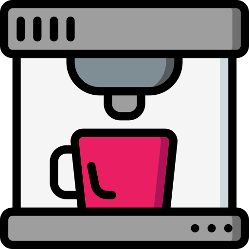 kaffeemaschine Basic Miscellany Lineal Color icon