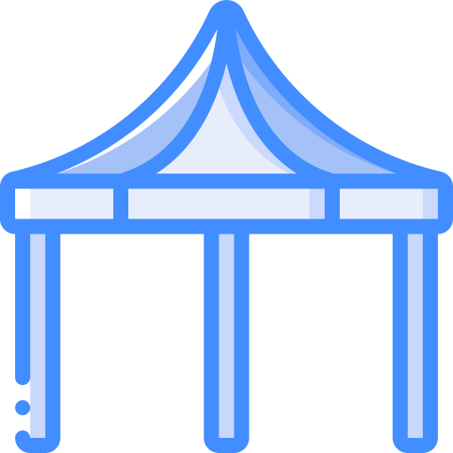 이벤트 텐트 Basic Miscellany Blue icon