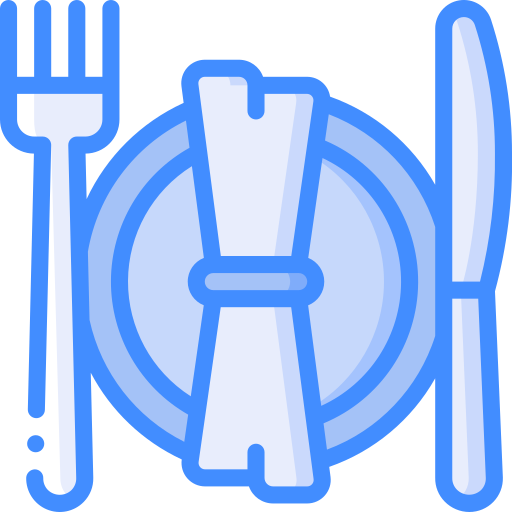 Dinnerware Basic Miscellany Blue icon