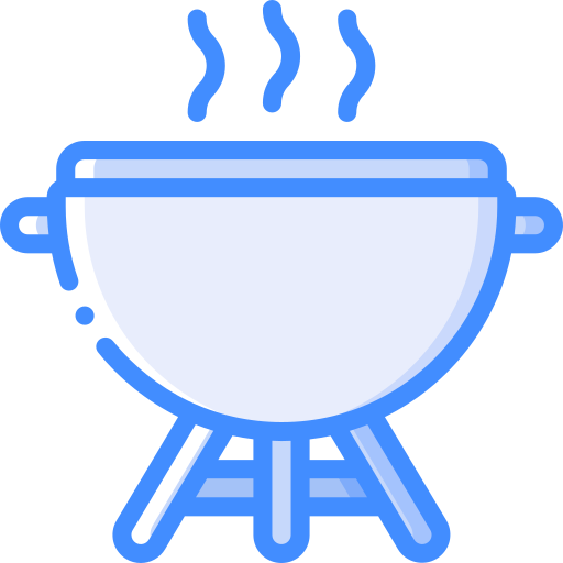 barbecue Basic Miscellany Blue icona