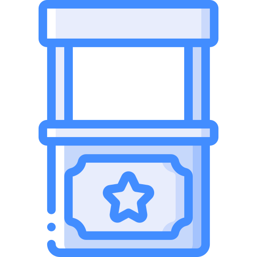 チケットボックス Basic Miscellany Blue icon