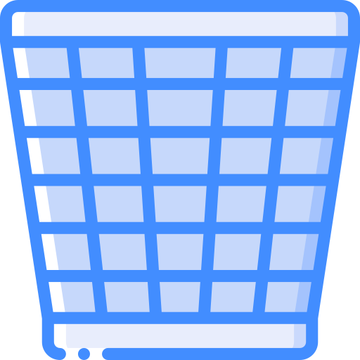 Bin Basic Miscellany Blue icon