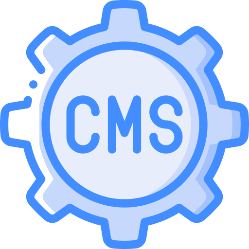 콘텐츠 관리 시스템 Basic Miscellany Blue icon