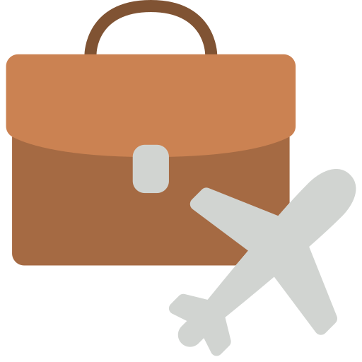 Business trip Basic Miscellany Flat icon
