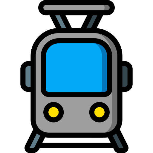 tranvía Basic Miscellany Lineal Color icono