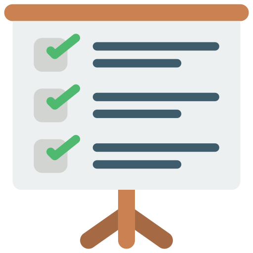 checkliste Basic Miscellany Flat icon