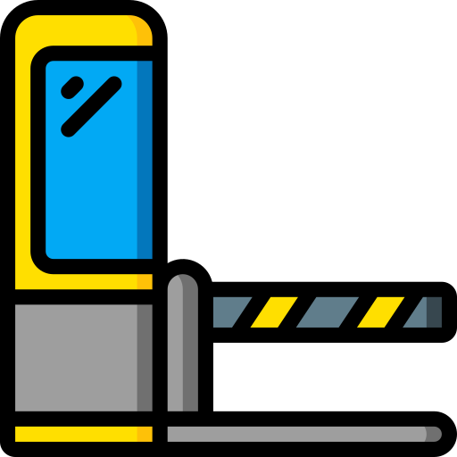 barrera de estacionamiento Basic Miscellany Lineal Color icono