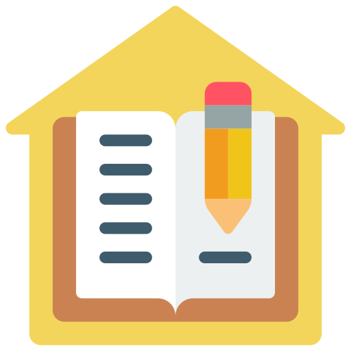 Homework Basic Miscellany Flat icon