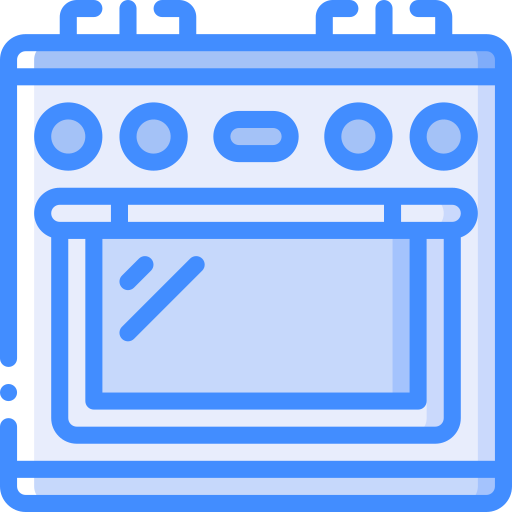 Oven Basic Miscellany Blue icon