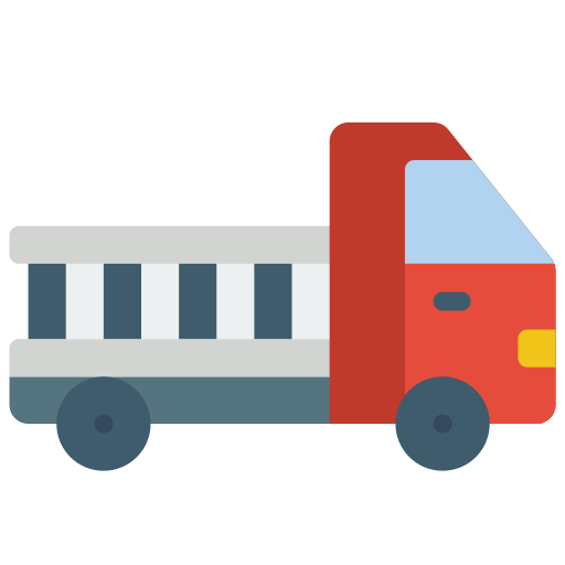 Truck Basic Miscellany Flat icon