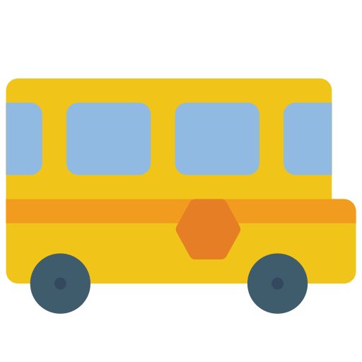 autobús Basic Miscellany Flat icono