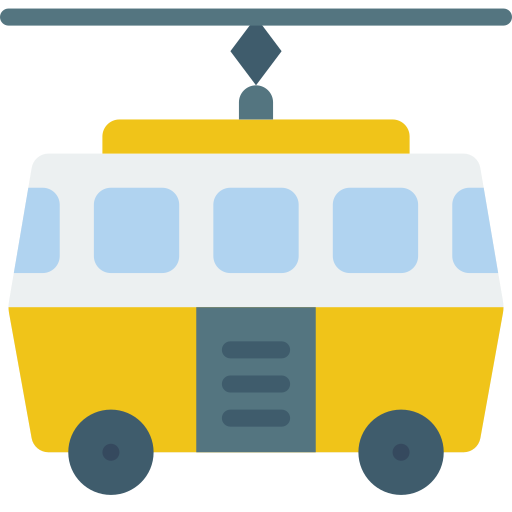 tranvía Basic Miscellany Flat icono