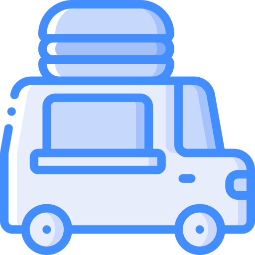 ciężarówka z żywnością Basic Miscellany Blue ikona